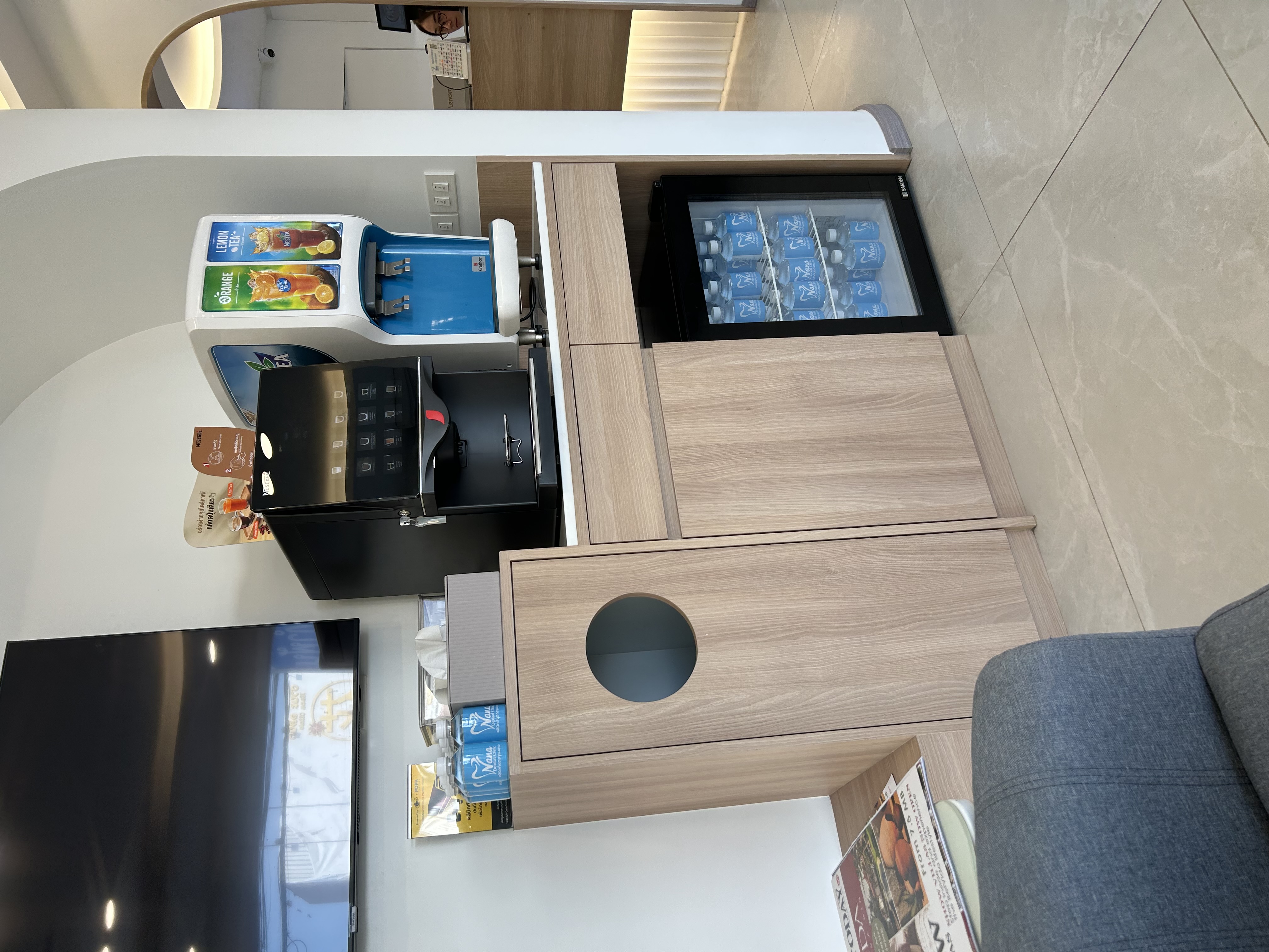 Boissons à disposition à volonté.